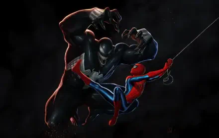  Spider-man vs Venom by Austin Worland