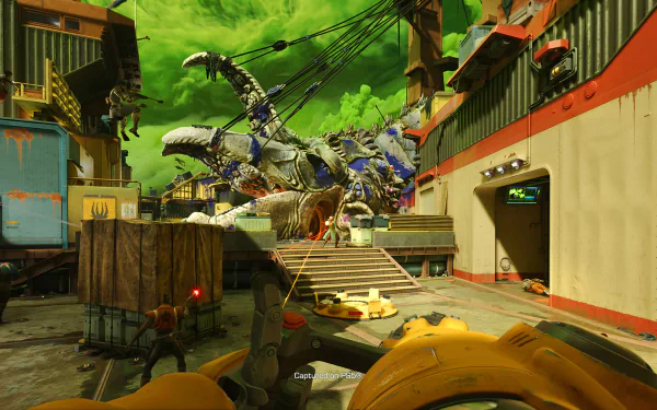 A striking HD desktop wallpaper featuring the theme of Concord from a video game, adding a dynamic touch to any background.