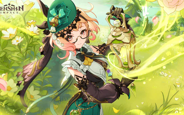 Genshin Impact video game girl Emilie (Genshin Impact) HD Desktop Wallpaper | Background Image