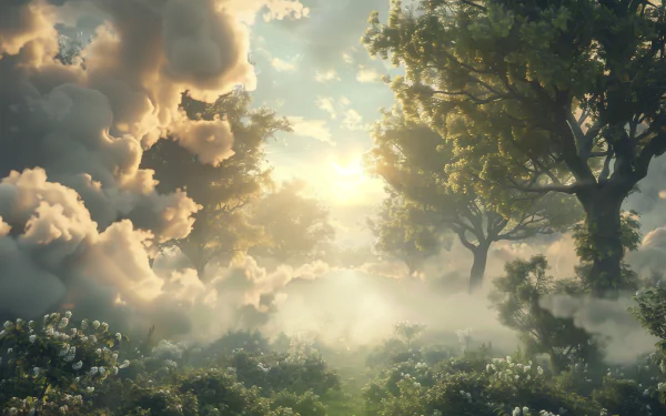 forest surreal HD Desktop Wallpaper | Background Image