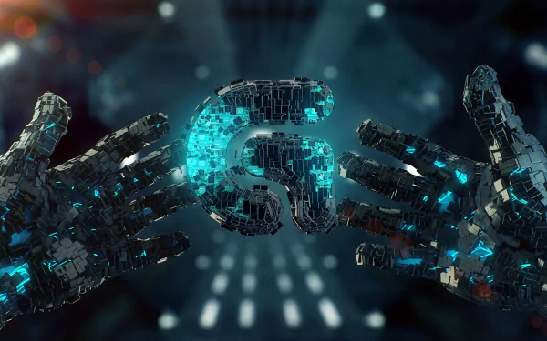 A sleek, futuristic HD desktop wallpaper featuring Logitech technology, showcasing a modern design that enhances any digital workspace.