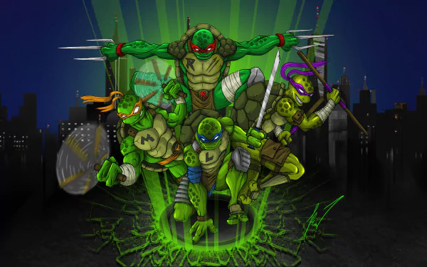 TMNT (2007) HD Desktop Wallpaper | Background Image