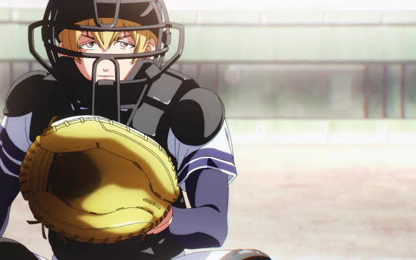 Anime-themed HD desktop wallpaper featuring the Oblivion Battery concept with a baseball motif, offering a dynamic and striking background for your screen.