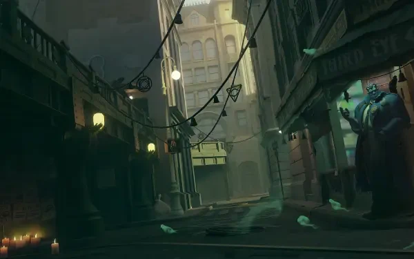 HD desktop wallpaper featuring imagery from the video game Deadlock (2024), designed to enhance your gaming setup and immerse you in its world.
