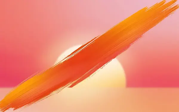 Brush Strokes texture Abstract nature sunset HD Desktop Wallpaper | Background Image