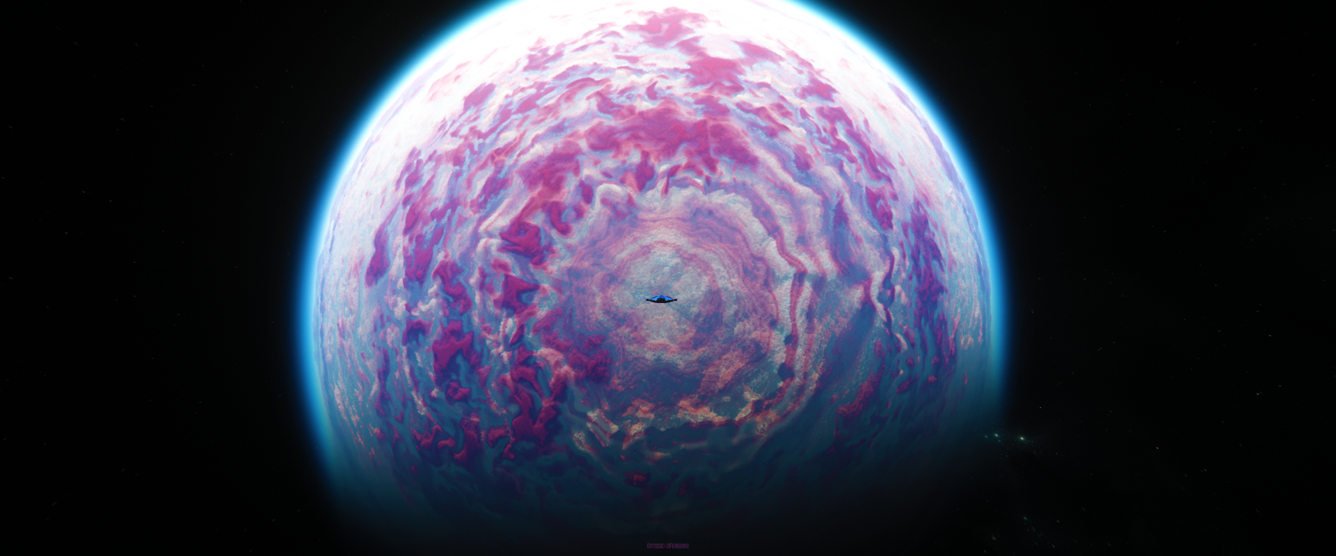 Stunning Star Citizen Planet HD Wallpaper