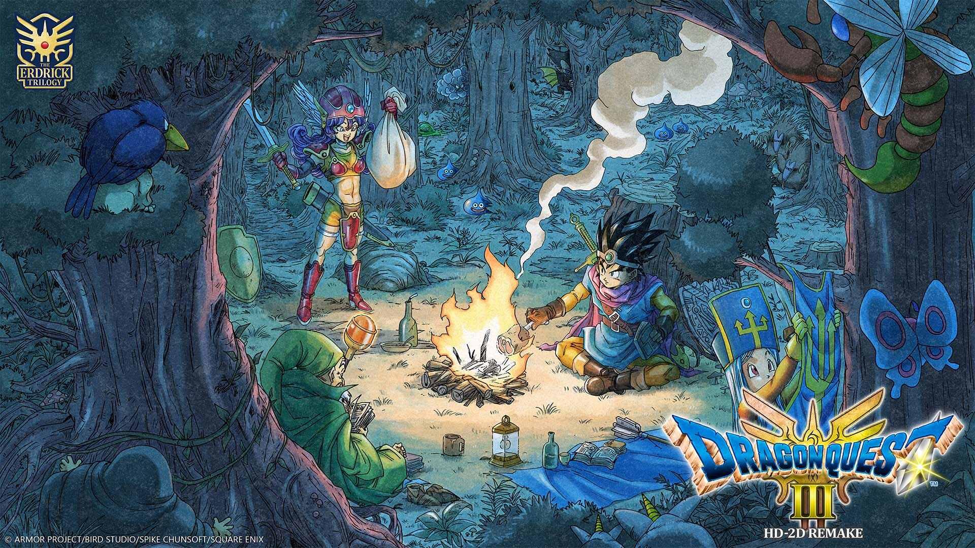 Dragon Quest III HD2D Remake Enchanting Wallpaper Adventure