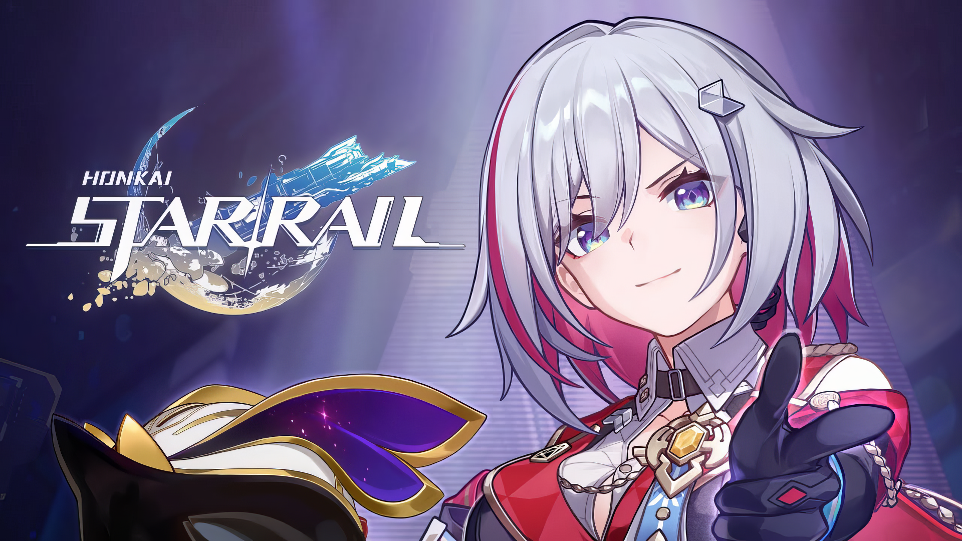 HD desktop wallpaper featuring Topaz from the video game Honkai: Star Rail, showcasing the character with vibrant colors and dynamic design against a striking background.