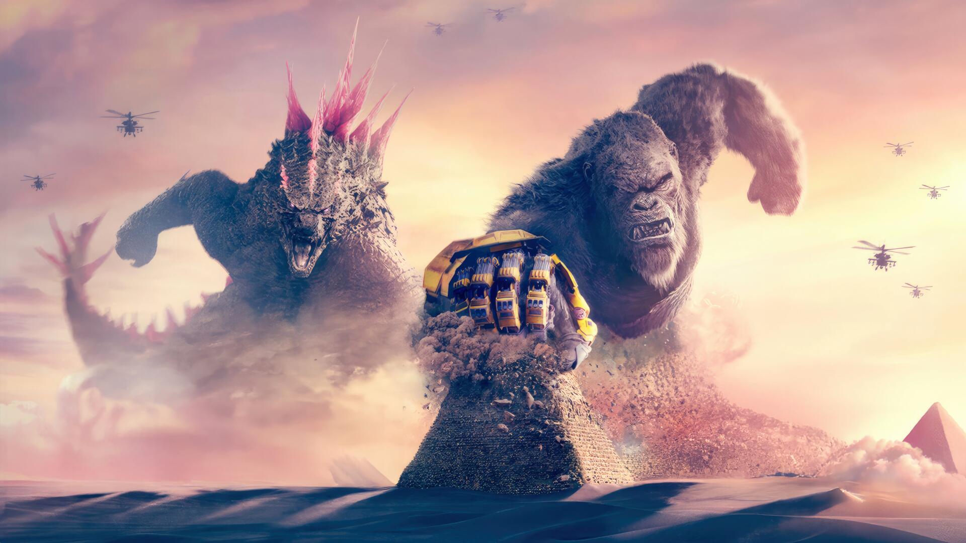 Download Godzilla X Kong: The New Empire 4k Ultra HD Wallpaper