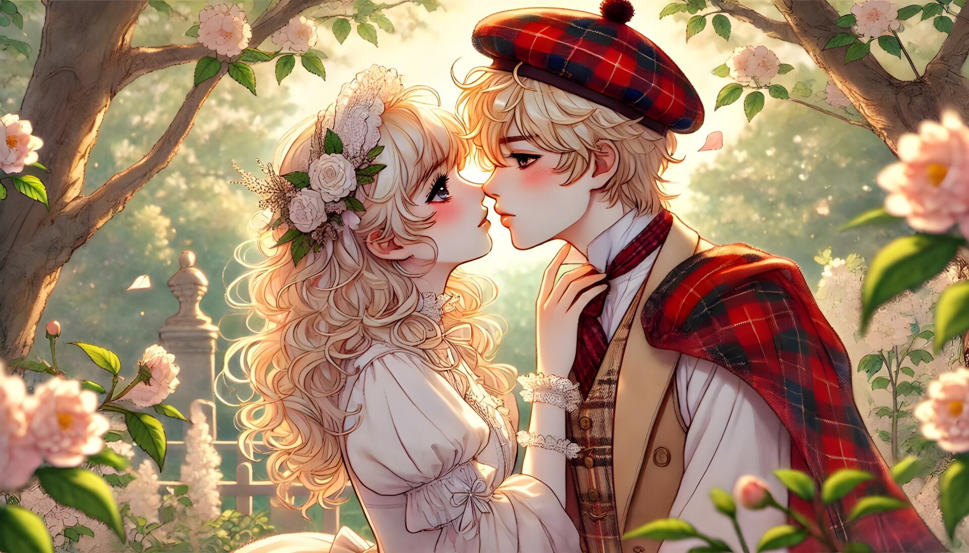 Anime romance by Sarima