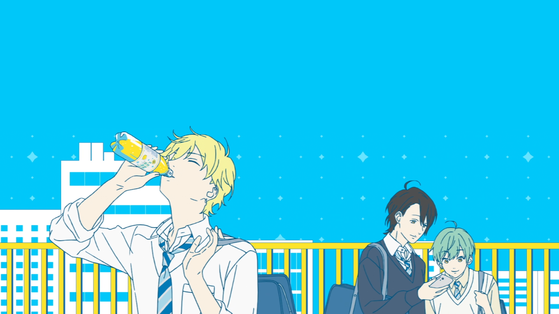 Download Anime Honey Lemon Soda HD Wallpaper