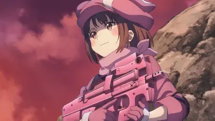 Anime Sword Art Online Alternative: Gun Gale Online LLENN (Sword Art Online) HD Desktop Wallpaper | Background Image