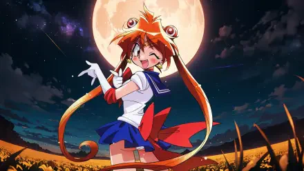 Anime slayers Lina Inverse Sailor Moon HD Desktop Wallpaper | Background Image