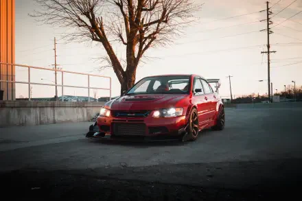 car Mitsubishi Lancer Evolution IX HD Desktop Wallpaper | Background Image