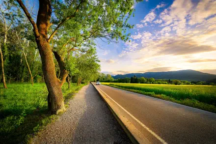 landscape road HD Desktop Wallpaper | Background Image