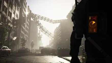 Tom Clancy's The Division 2 video game post apocalyptic city agent HD Desktop Wallpaper | Background Image