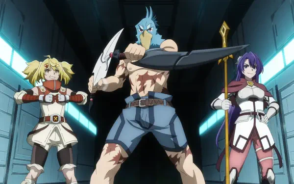  Kei Uomi, Sunraku, and Towa Amane