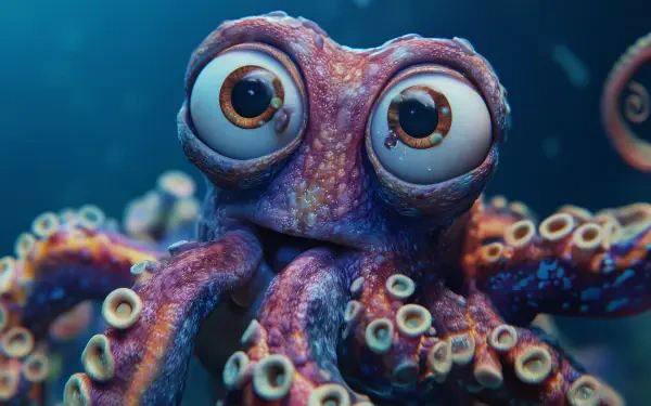 Animal octopus HD Desktop Wallpaper | Background Image