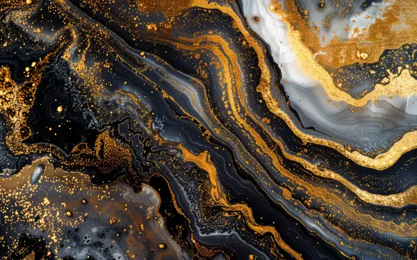 Abstract gold black marble texture abstract black HD Desktop Wallpaper | Background Image