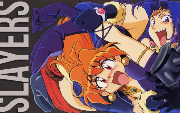 Anime slayers Lina Inverse Naga the Serpent HD Desktop Wallpaper | Background Image