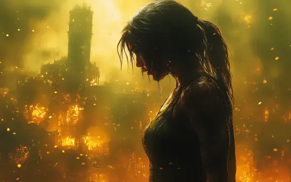 Lara Croft Tomb Raider fan art HD Desktop Wallpaper | Background Image