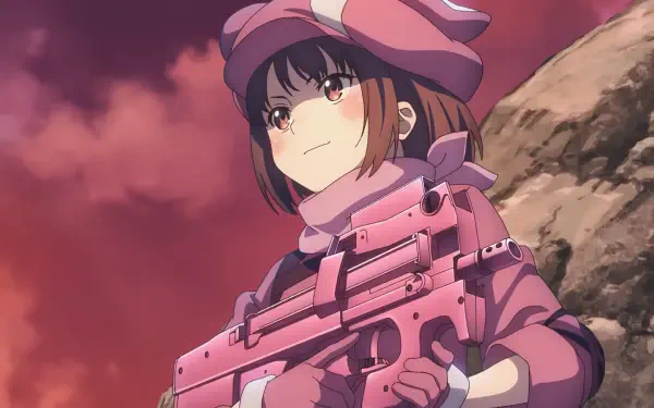 Anime Sword Art Online Alternative: Gun Gale Online LLENN (Sword Art Online) HD Desktop Wallpaper | Background Image