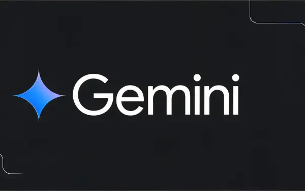 A sleek 4K Ultra HD wallpaper featuring the Gemini logo from Google AI, set against a dark background, showcasing modern technology and innovation.