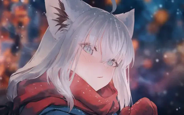 Shirakami Fubuki Virtual Youtuber Anime anime girl hololive HD Desktop Wallpaper | Background Image