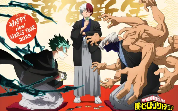 Anime My Hero Academia Izuku Midoriya Shoto Todoroki Mezo Shoji HD Desktop Wallpaper | Background Image