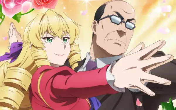 Anime From Bureaucrat to Villainess: Dad's Been Reincarnated! Grace Auvergne HD Desktop Wallpaper | Background Image