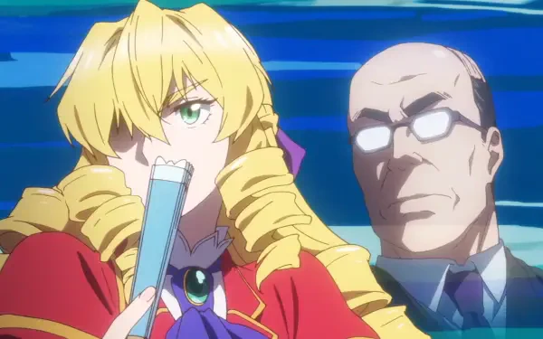 Anime From Bureaucrat to Villainess: Dad's Been Reincarnated! Grace Auvergne HD Desktop Wallpaper | Background Image