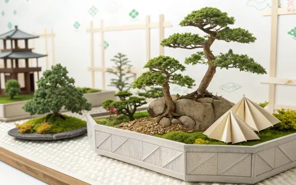 bonsai garden miniature garden bonsai Landscaping Zen Garden HD Desktop Wallpaper | Background Image
