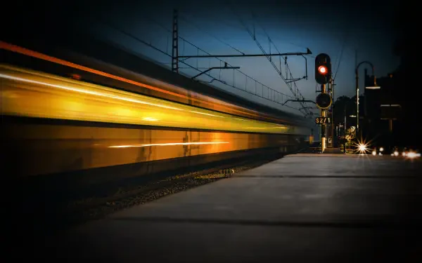 city train HD Desktop Wallpaper | Background Image