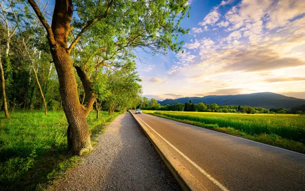 landscape road HD Desktop Wallpaper | Background Image
