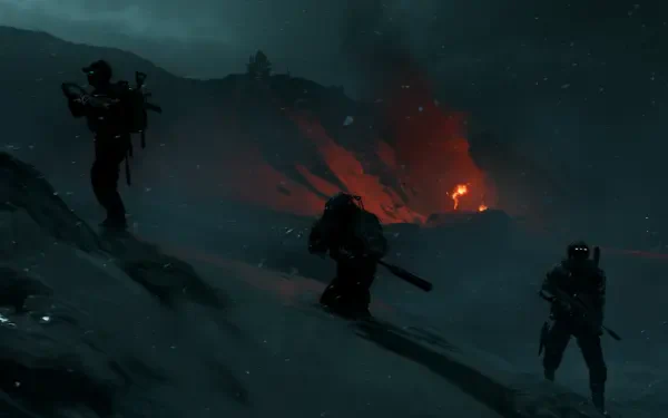 Tom Clancy's Ghost Recon Breakpoint video game soldier tactical night HD Desktop Wallpaper | Background Image