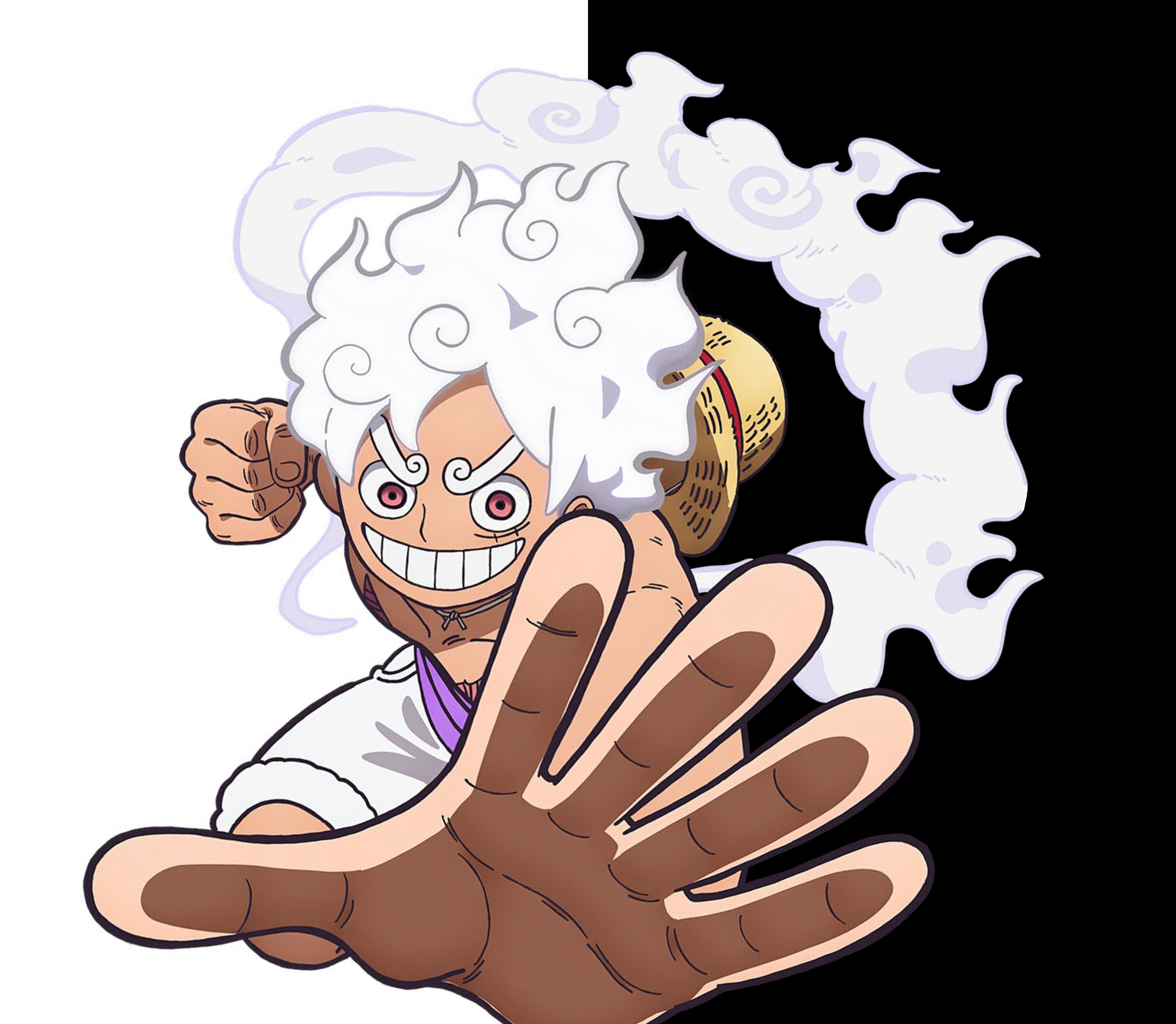 Download Anime One Piece Monkey D. Luffy Gear 5 (One Piece) HD Wallpaper