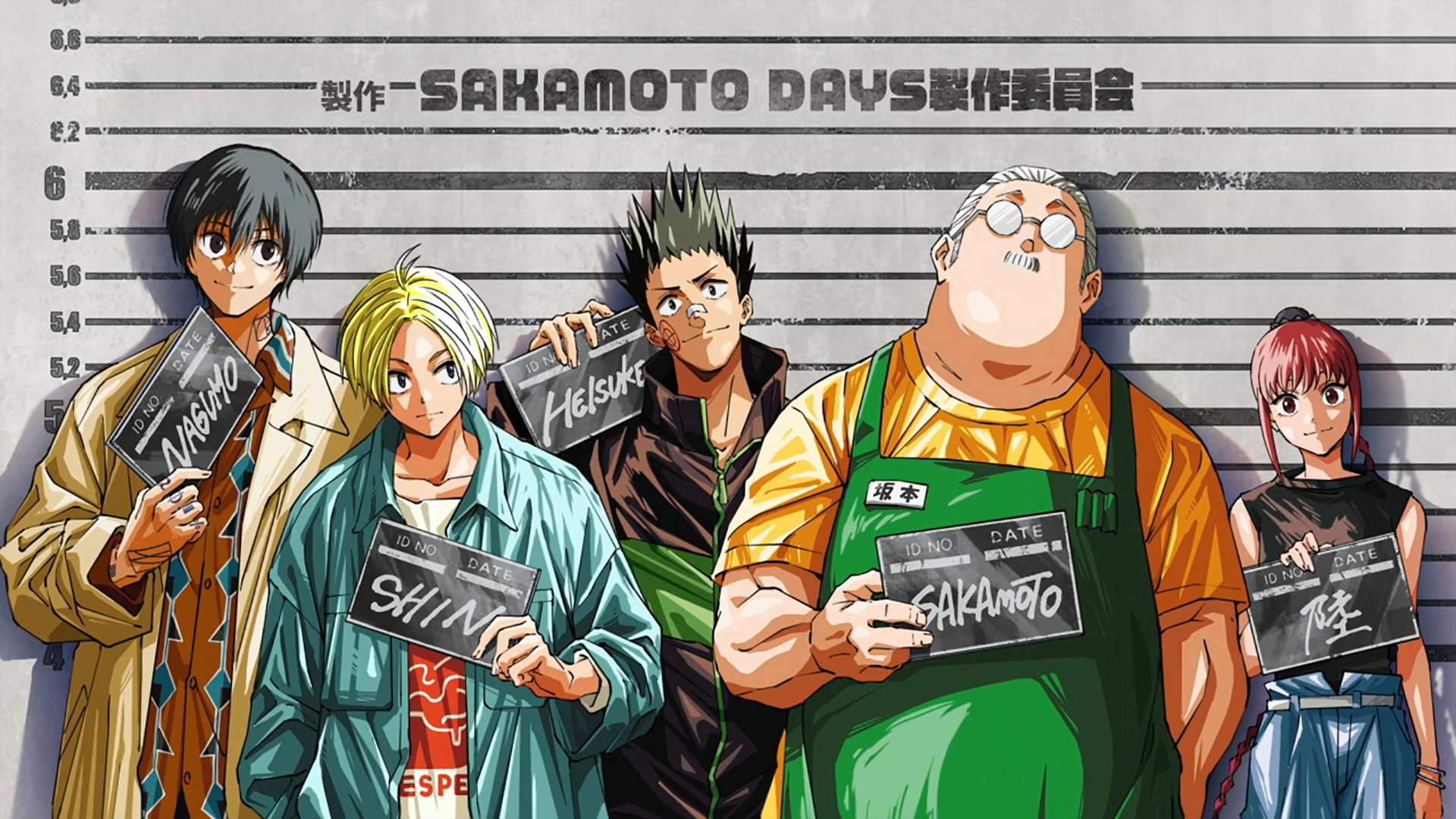 Sakamoto Days HD Anime Wallpaper Stylish Characters United