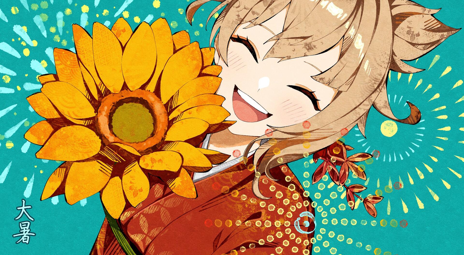 Download Genshin Impact Video Game Girl Yoimiya (Genshin Impact) HD Wallpaper by cha_hanare