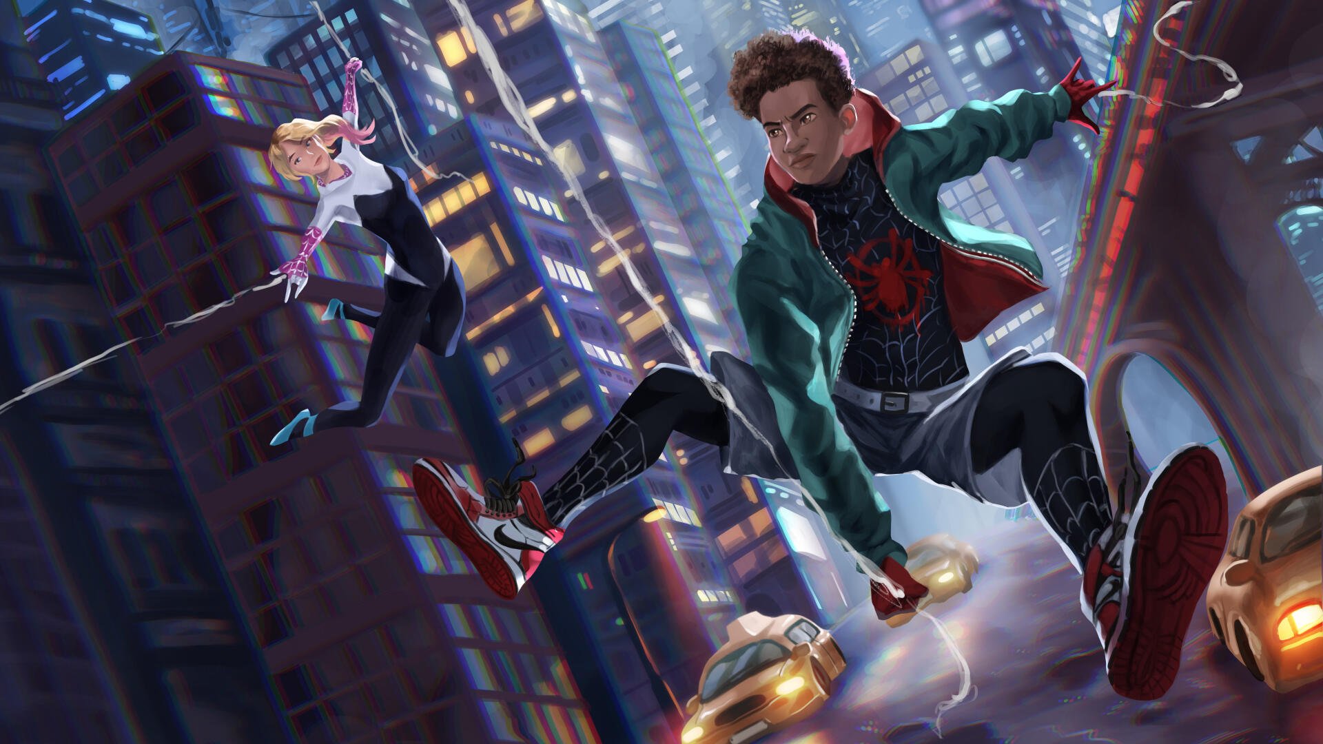 Download Spider-Man: Into The Spider-Verse 4k Ultra HD Wallpaper