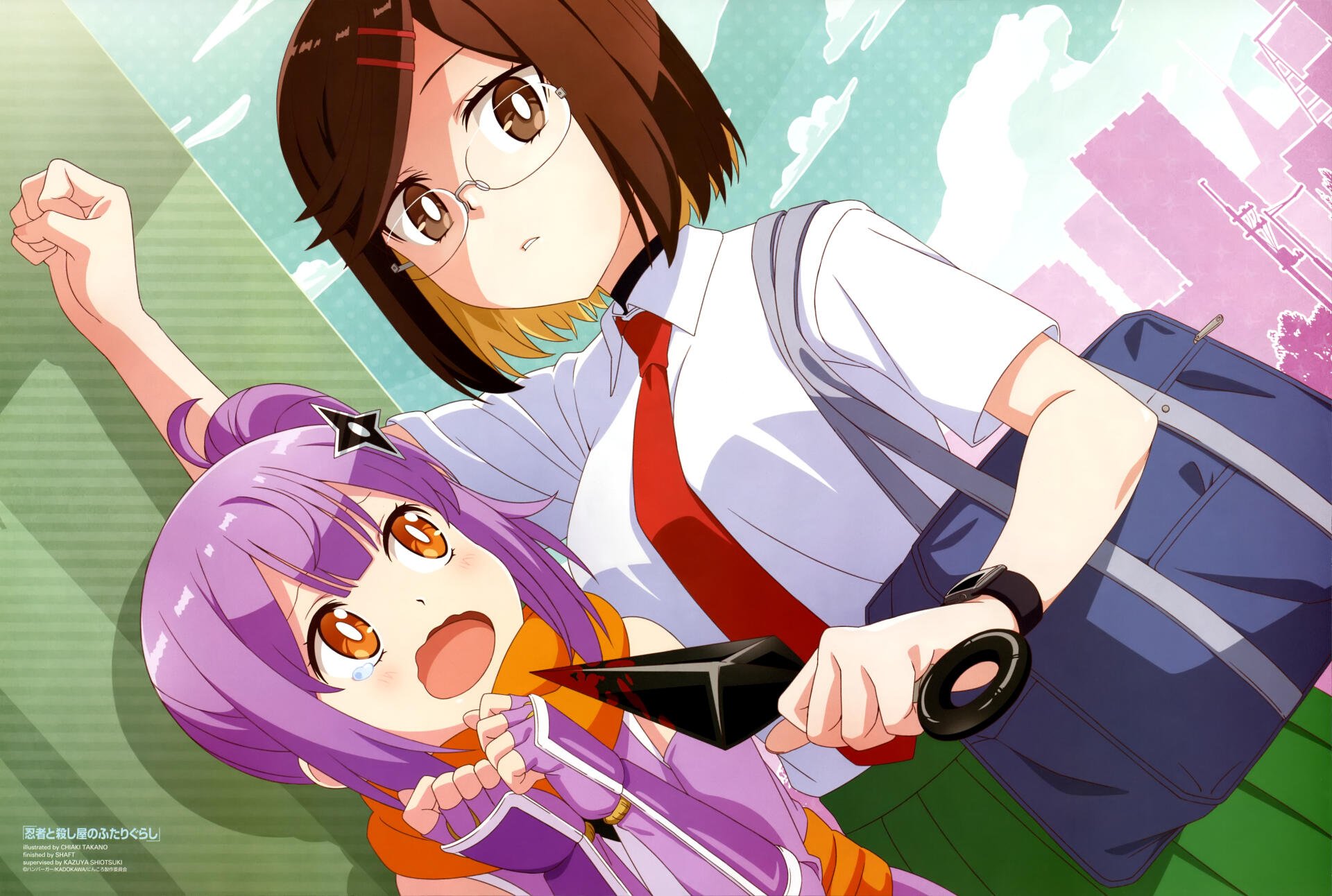 Download Anime A Ninja And An Assassin Under One Roof Satoko Kusagakure Konoha Koga 4k Ultra HD Wallpaper