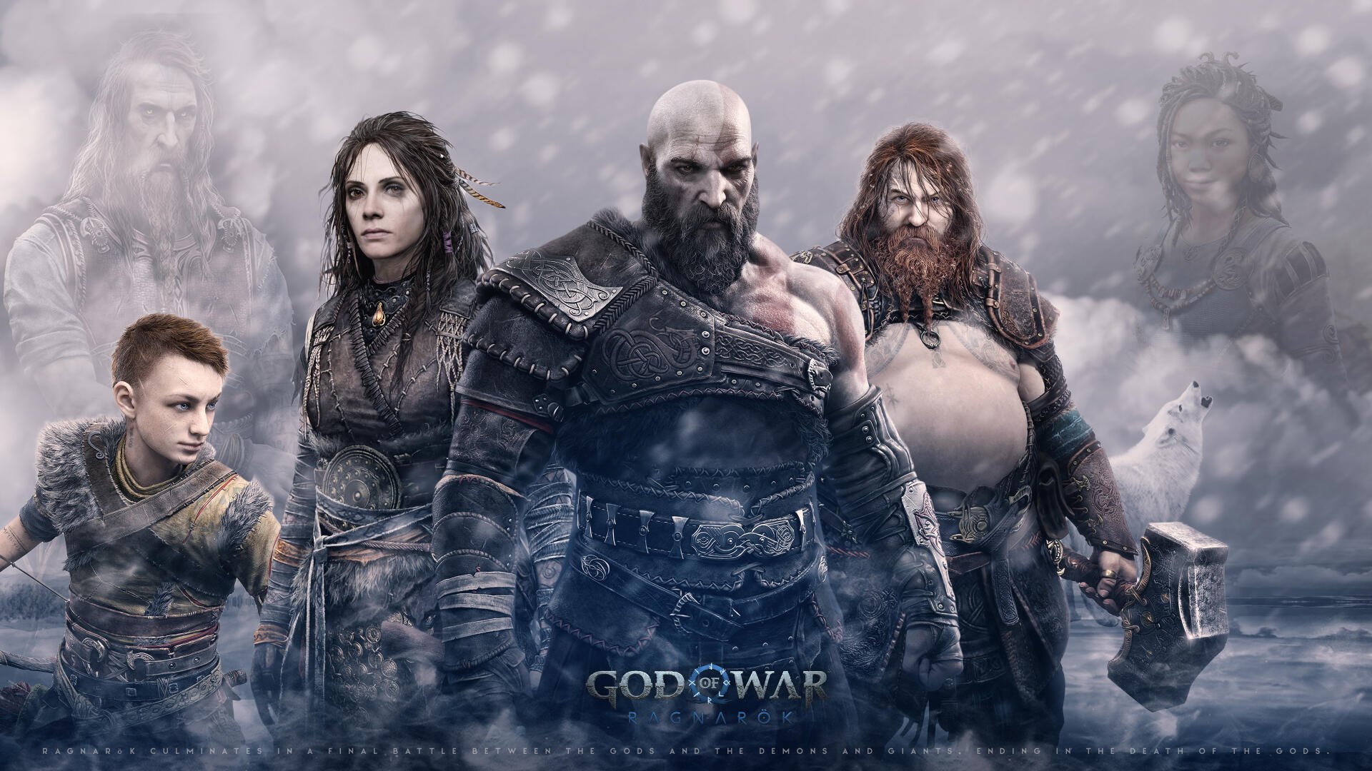 Download God Of War: Ragnarök 4k Ultra HD Wallpaper