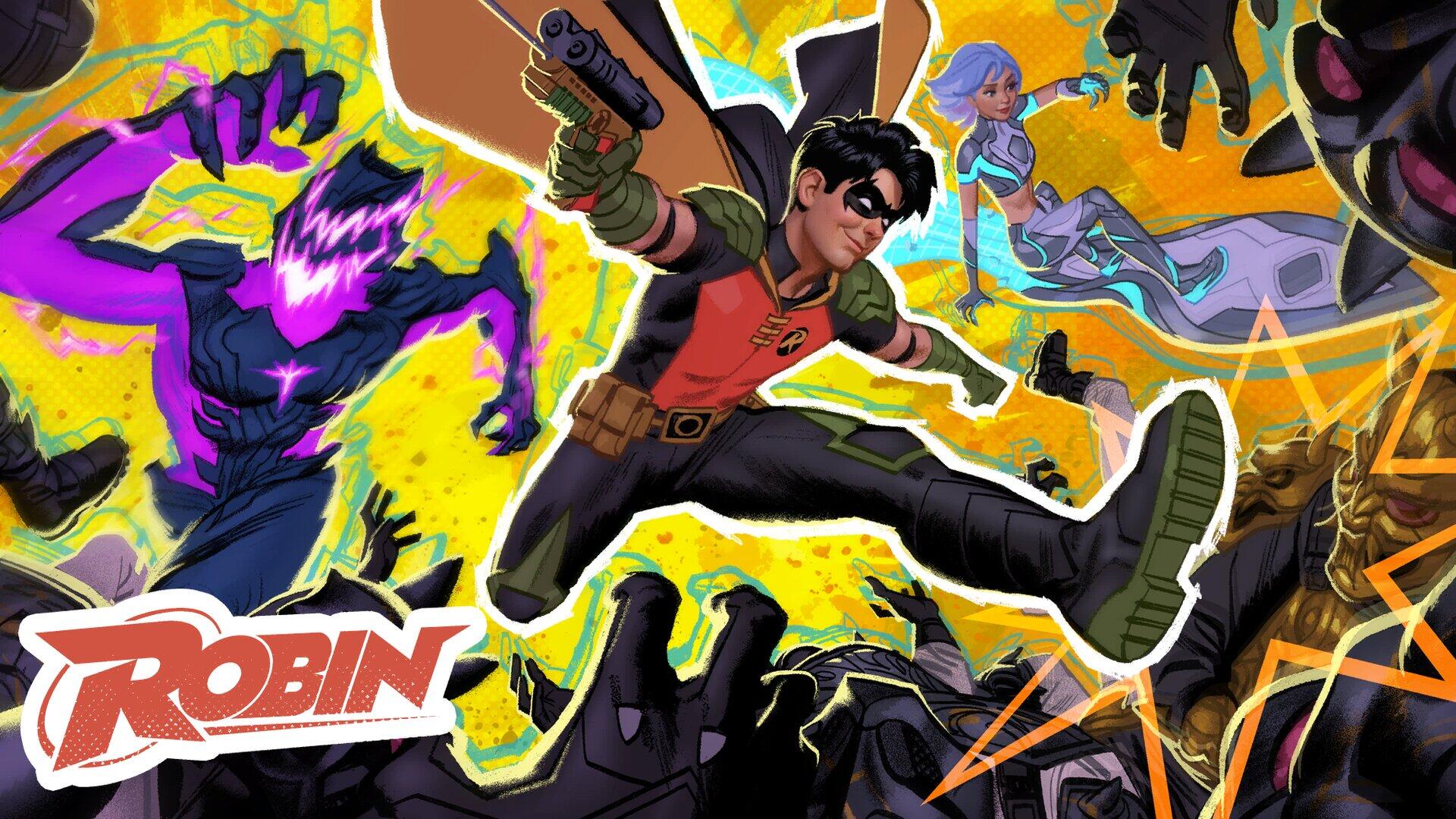 Download Video Game Fortnite Robin (DC Comics) HD Wallpaper