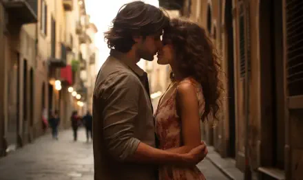 AI Art Romantic HD Desktop Wallpaper | Background Image