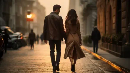 AI Art Romantic HD Desktop Wallpaper | Background Image