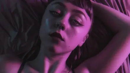 Digital artwork vintage Vintage aesthetic girl purple aesthetic HD Desktop Wallpaper | Background Image