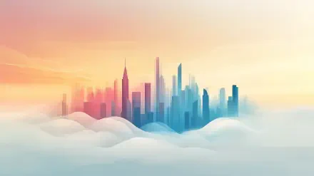 cityscape minimalist Abstract HD Desktop Wallpaper | Background Image