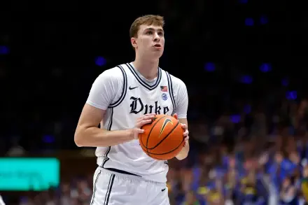 Sports basketball Duke Blue Devils Cooper Flagg HD Desktop Wallpaper | Background Image