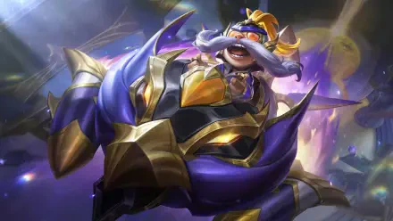  Corki Glorious Crown Skin LoL Splash Art