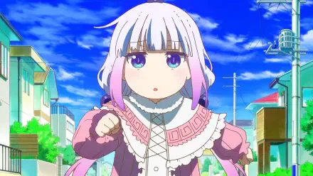 Anime Miss Kobayashi's Dragon Maid Kanna Kamui HD Desktop Wallpaper | Background Image
