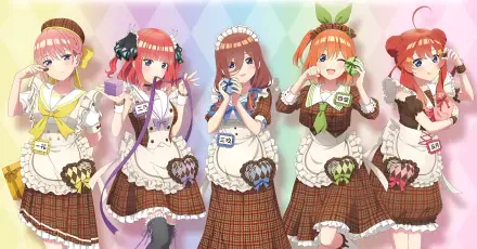 Anime The Quintessential Quintuplets HD Desktop Wallpaper | Background Image